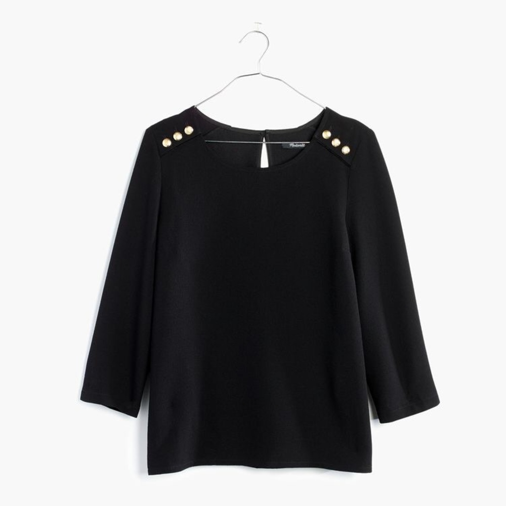 Madewell Black Blouse